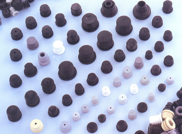 Rubber mother button